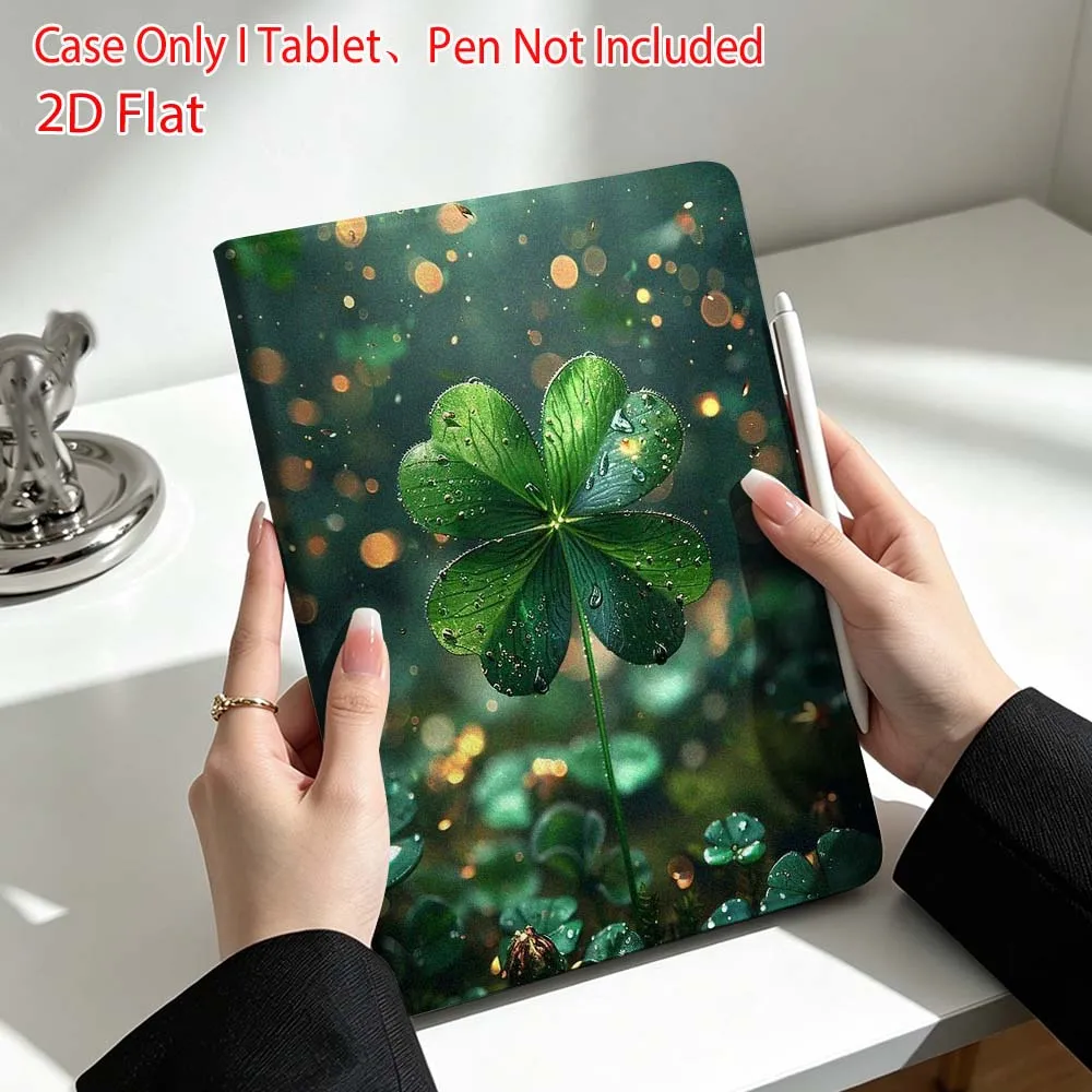 Lucky Clover Pattern Soft For Lenovo Xiaoxin Pad Pro Tab P12 P11 11 13 11.2 inch K11 Plus Pen Tray Tablet Case
