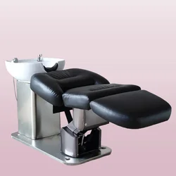 Physiotherapy Electric Shampoo Chairs Bed Lifting Cosmetic Hairdressing Shampoo Chairs Barber Shop Silla Salon Furniture XFY-76