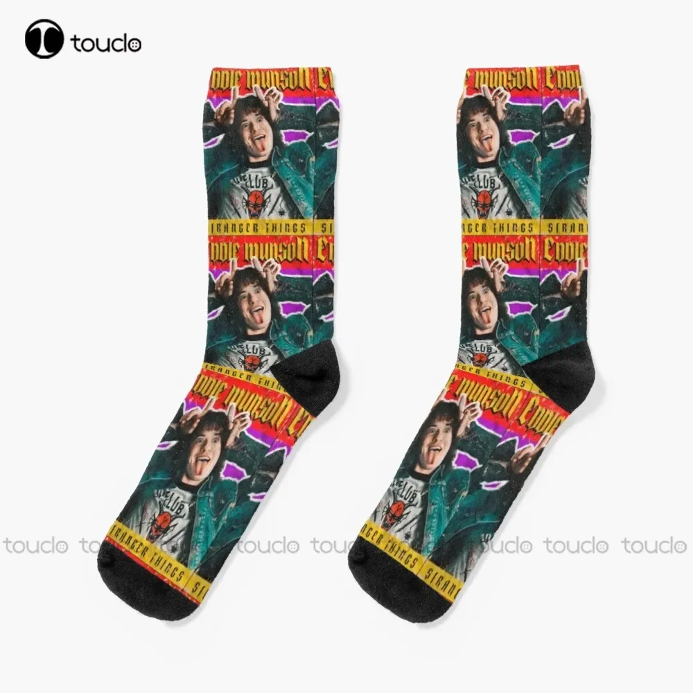 Joseph Quinn  Yellow Socks Personalized Custom Unisex Adult Teen Youth Socks Cartoon