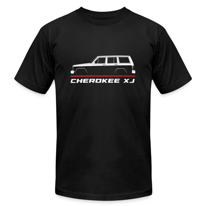 

2024 Men T Shirt Casual Jeeps Cherokee XJ 1983-2001 Car Enthusiast T-shirt Graphic Summer Short Sleeves 100% Cotton S-3XL Tee