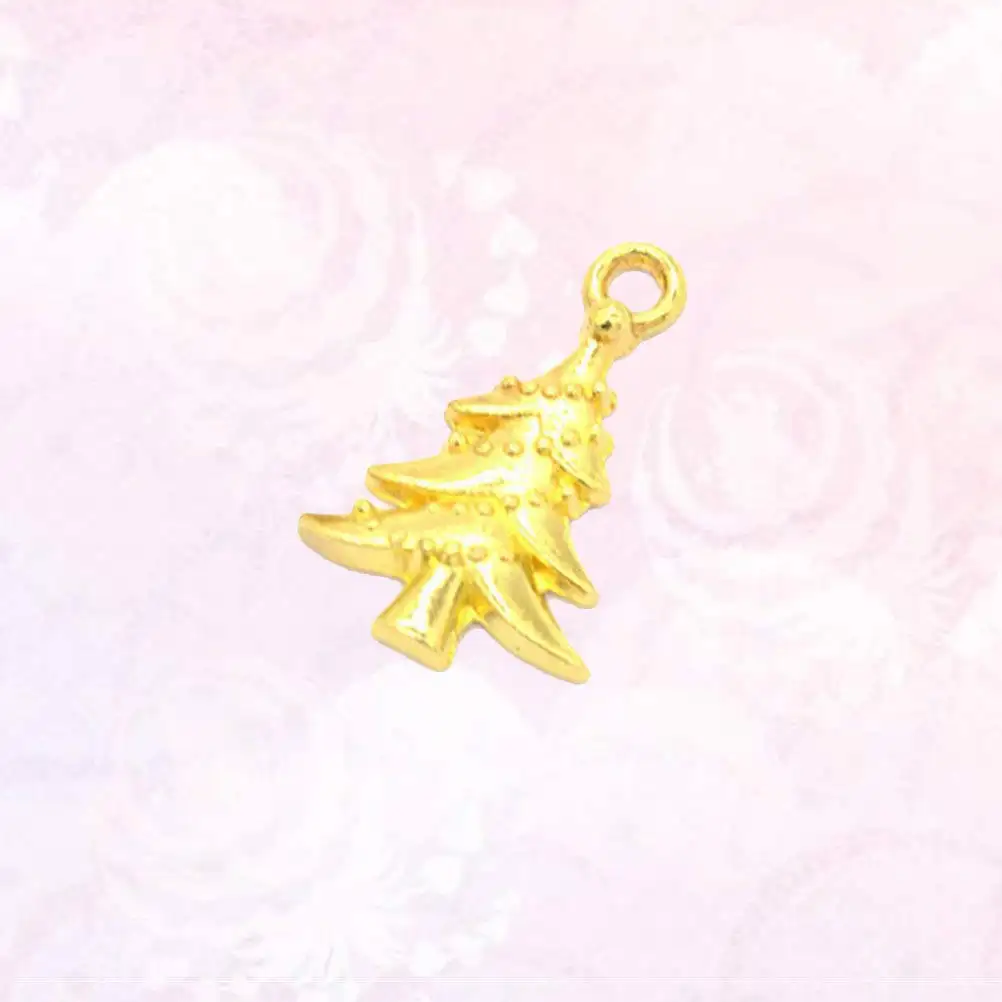 

100Pcs Premium Alloy Christmas Tree Pendants for DIY Jewelry Making Necklace Bracelet Earrings Bookmarks Zipper Pulls Gifts