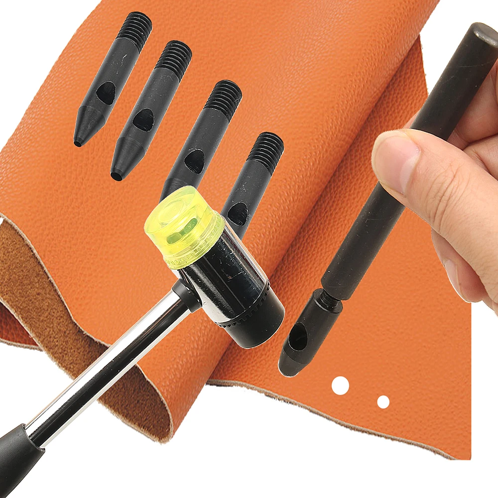 

Punching Hole Dies for Hammer Striking Eyelet Tool for Leathercraft Paper Fabric Thin Plastic Sheets Handmade Accessories