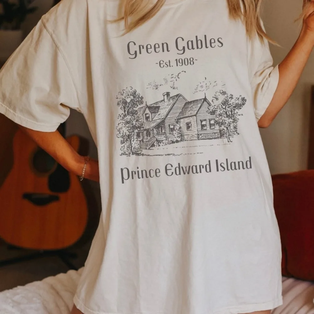 Anne of Green Gables Shirt Anne Shirley Bookish Shirt Kindred Spirits Cottagecore Tops Light Academia Tees Dark Academia Clothes