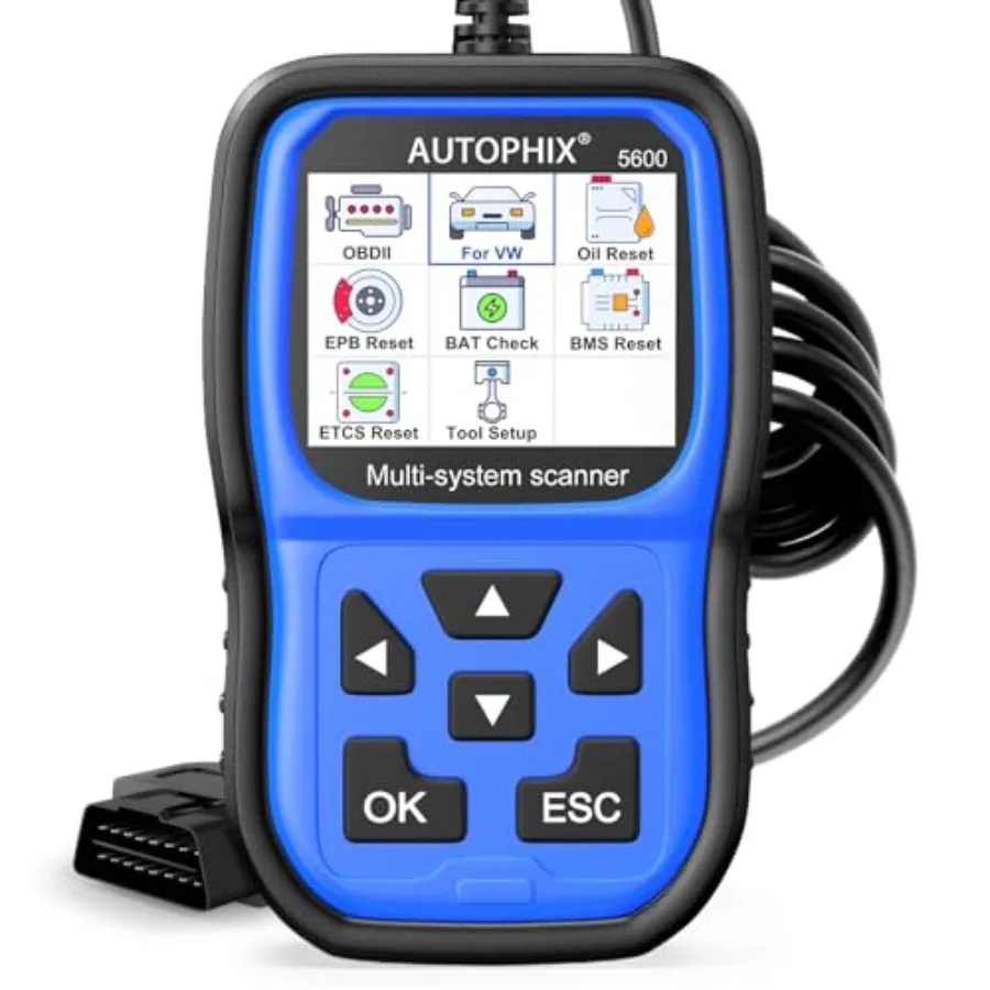 

5600P+ Full System Diagnostic Tool for VW Audi Skoda Seat with EPB/Throttle/Oil Reset Code Reader with Battery Registr
