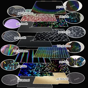 バンブラボA1ミニビルドプレート両面H1H PEY PEO PEIベッドスプリングスチールシートPEIシート184x184 10ベストセールスPEIベッド-5