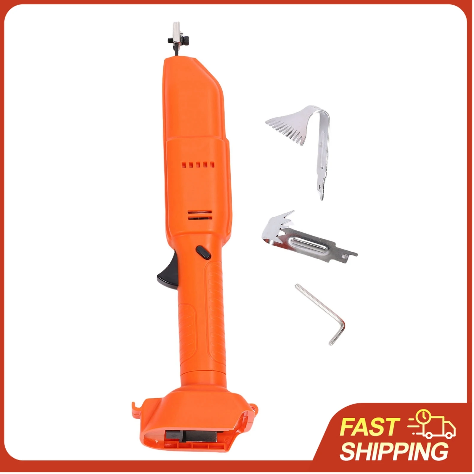 Mini-sarcleuse sans fil à poignée ergonomique, tête à 4 et 11 dents, démarrage par déclenchement, pour le jardinage et le creusement en serre