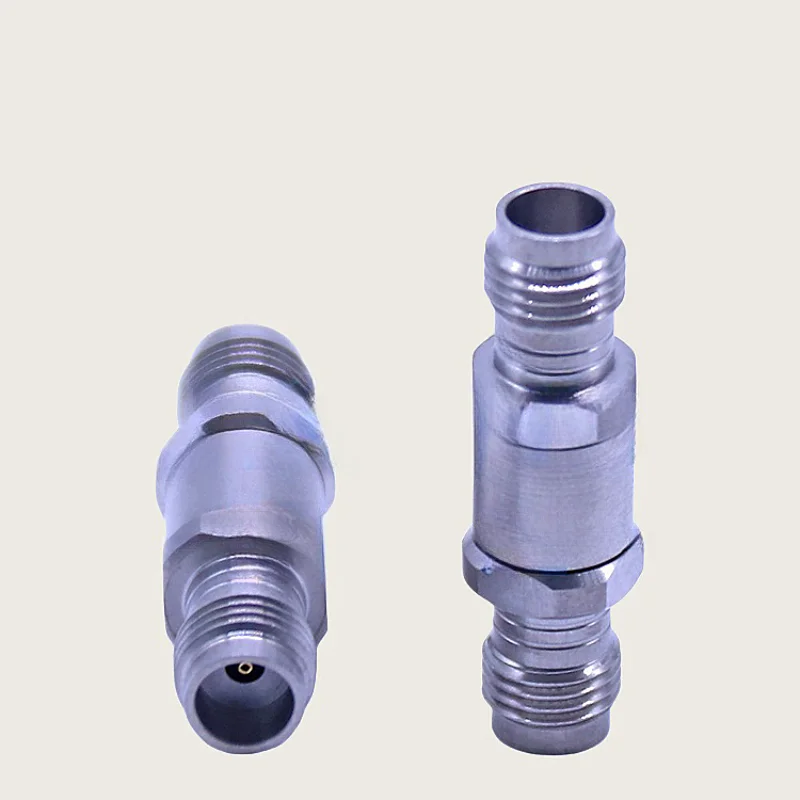 1pcs 1.85MM Precision Stainless Steel 67G High Frequency Test Adapter 1.85MM Male to Female Millimeter Wave Test Connector