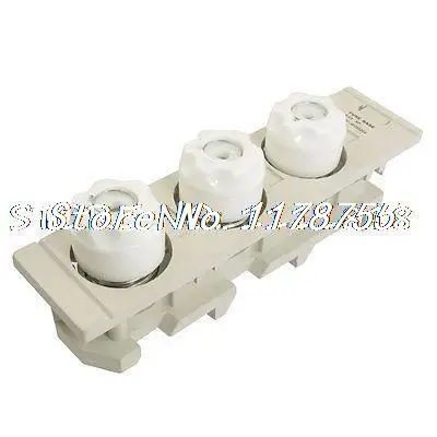 E33 3 Poles AC 690V 63A Overload Protection Screw Base w 500V Fuse Link Ulwxa