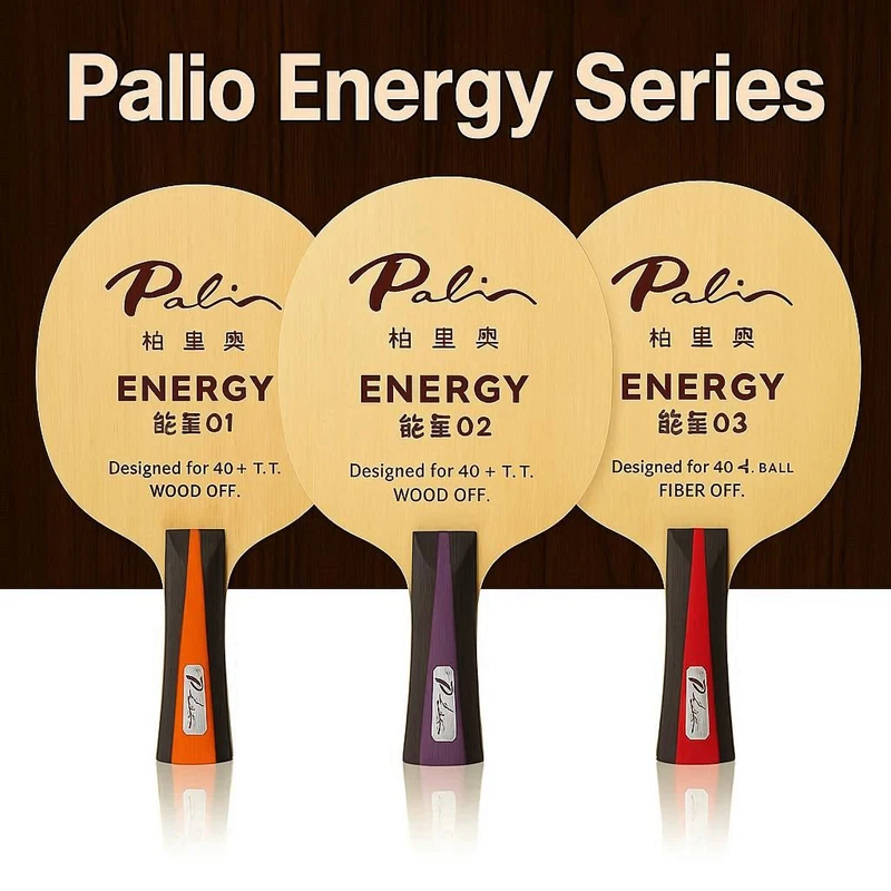 

PALIO ENERGY 01 02 03 04 05 06 Table Tennis Blade Racket Wood Control Carbon Offensive Ping Pong Bat Paddle