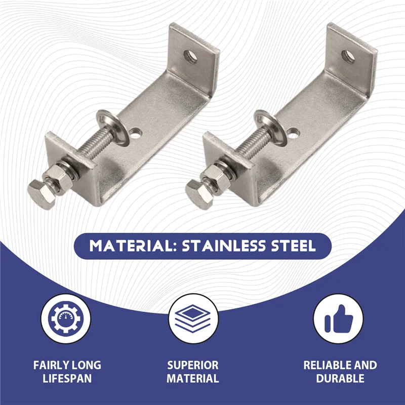 

A95I-Metal Clamp Heavy Duty Clamp C Clamp Woodworking Clamp With Wide Jaw Openings, 2PCS