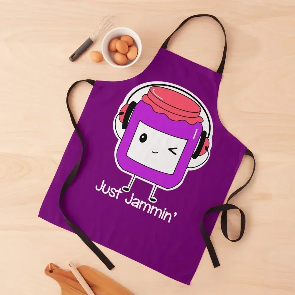 

Just Jammin Apron Chef jacket men Children'S cookings for women Waterproof Kitchen For Women Apron