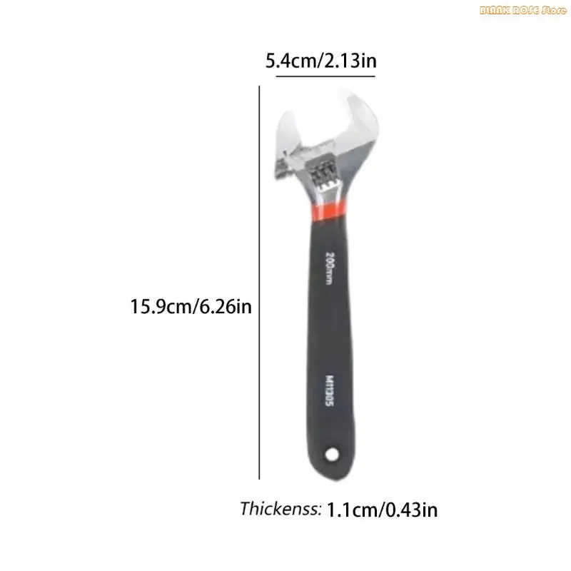 K1AE 4/6/8/10/12inch Multifunctional Pipe Wrench Ratcheting Large Opening Quick Wrench