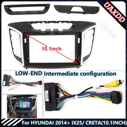 For HYUNDAI 2014 IX25 CRETA 10.1INCH Car Radio Android Stereo audio screen multimedia video player navigation cable Harness fram