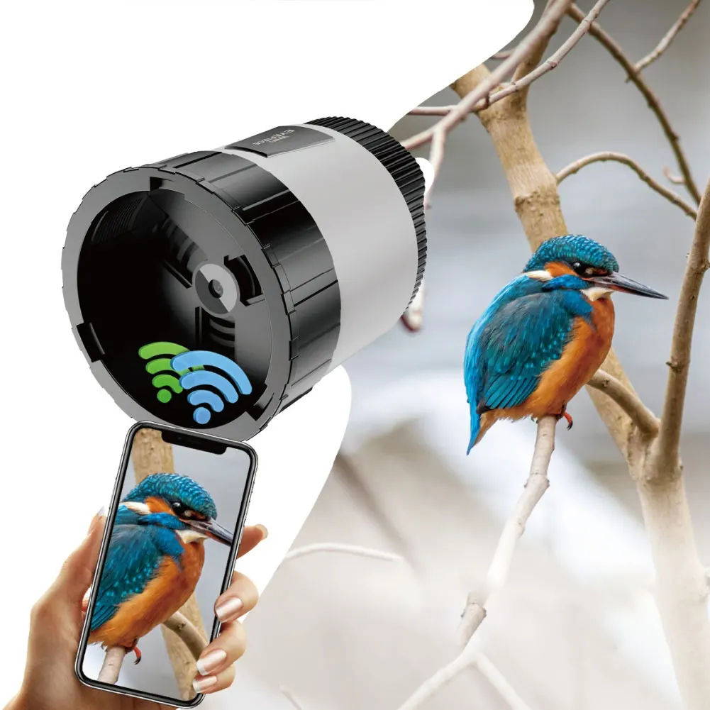 2K высококачественные Wi-Fi электронные окуляры для биноклей, телескопов, портативная камера для наблюдения за зрительной трубкой, 2,0-дюймовый дисплей