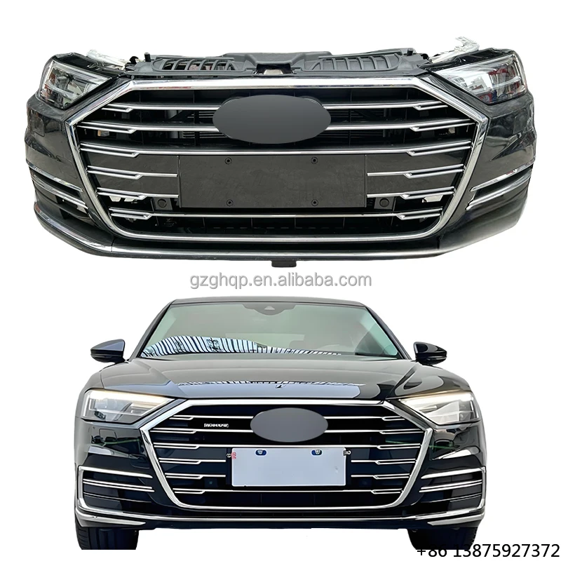 

Оригинальный передний бампер в сборе, комплект обвеса для Audi A8 D5 D4, аксессуары, бампер 2018-2022