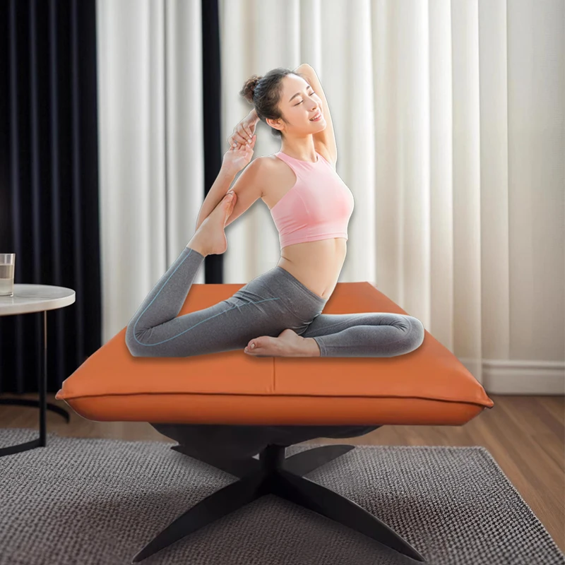 Multifuncional Elétrica Yoga Sofá-cama, Fitness Única Cadeira de Massagem Inteligente, Preguiçoso Varanda Preguiçoso e Sala