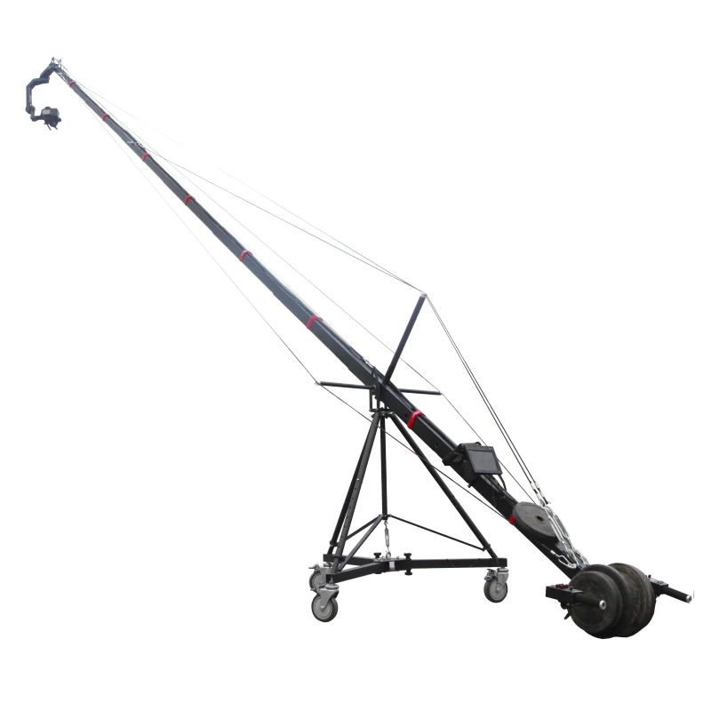 SF-8m Aluminum Alloy Camera Crane Jib Telescopic Arm Remote-Controlled Pan Tilt Head Compatible With Camera