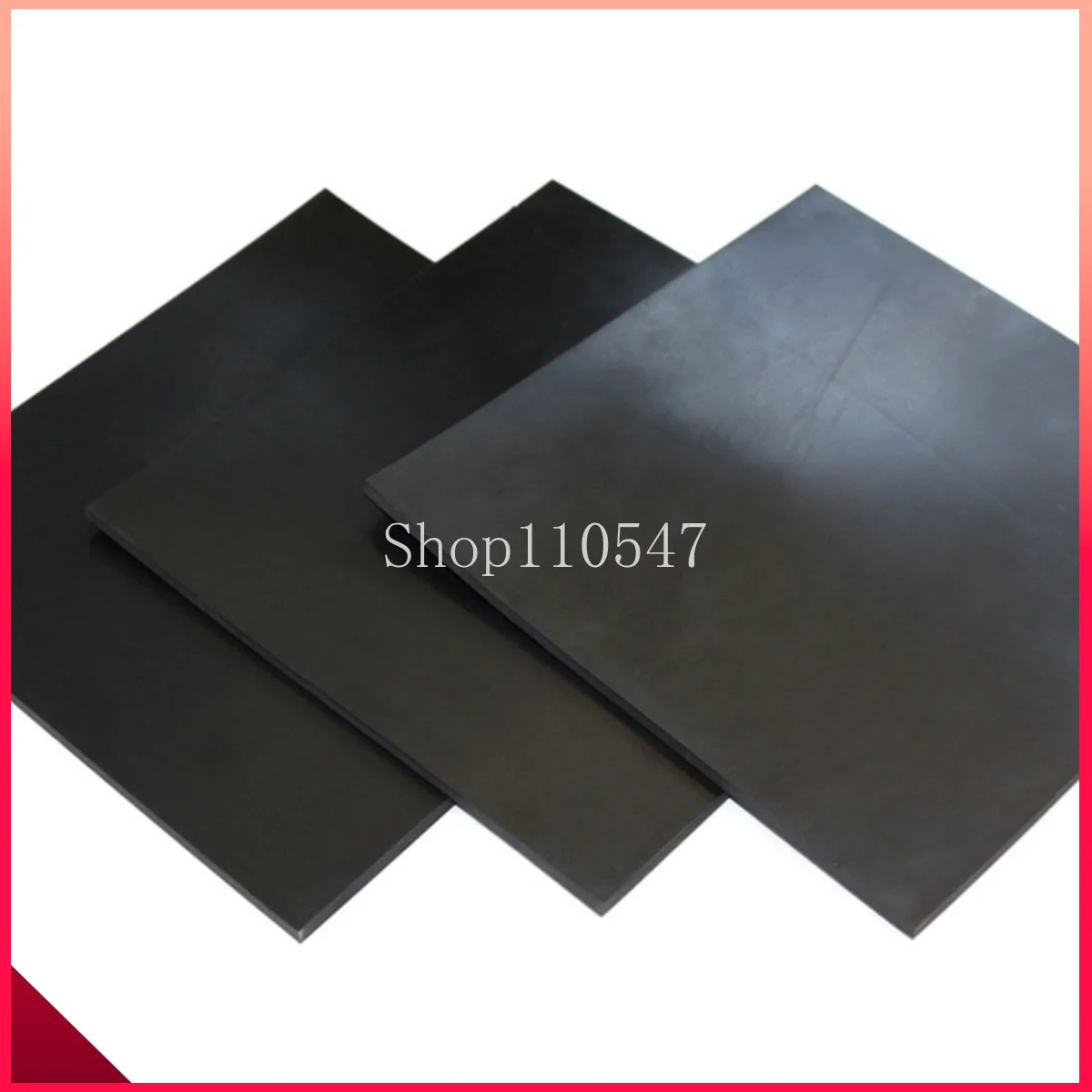Black FKM Fluorine Rubber Sheet Thick 1/2mm High Temp Resistance Silica Gel Plate 100x100x1mm 100x100x3 200x200x1 200x200x2mm
