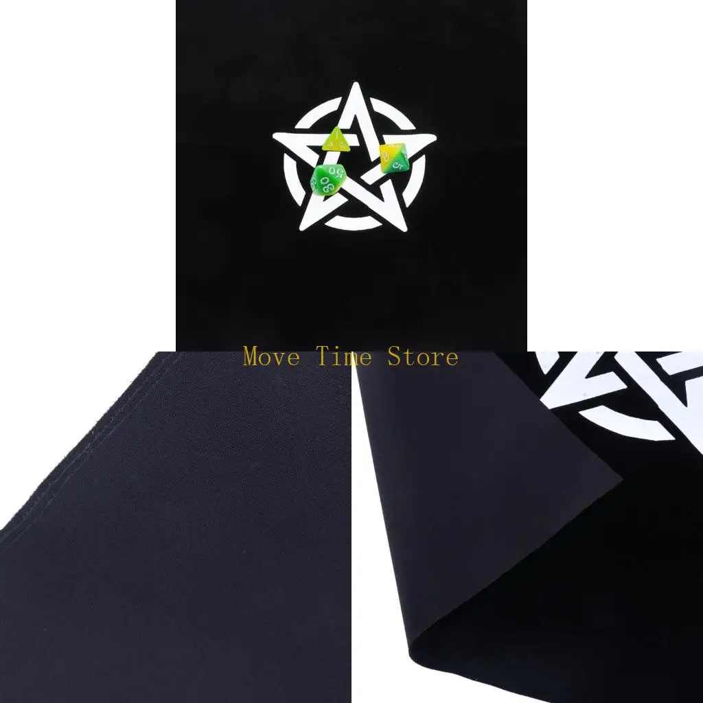 

92me Divinations Tablecloth с бархатами мешок паттиграммы карта тазо