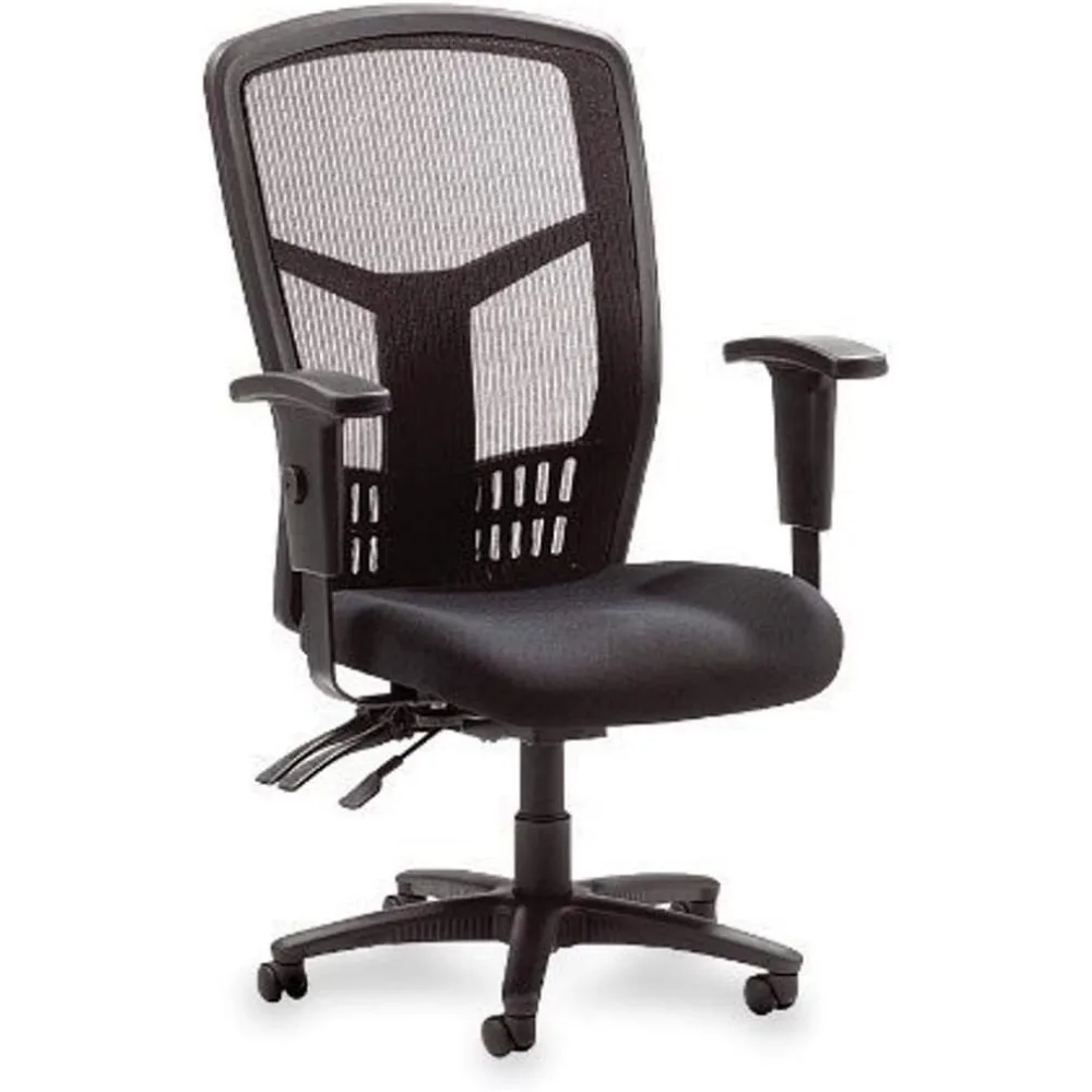

ErgoMesh High-Back Executive Office Chair - Adjustable Seat & Back Angles, Customizable Arm Height & Width, Breathable Mesh Des