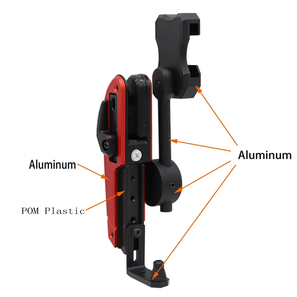 Neues taktisches IPSC USPSA IDPA Aluminium CR Speed Holster Fast Draw Shooter CNC C-BAX Schießwettbewerb Holster – Detail 2