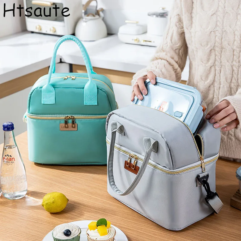 

Lunch Bag With Should Strap Handle Cooler Bag Women Portable Food Bag for Work Student Thermal Lunch Box Thermal Bag Fridge Bags