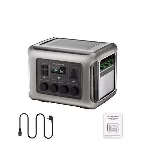 Bluetti ALLPOWERS R2500 Portable Power Station 1920Wh LiFePO4 Battery 2500W Emergency Household Outdoor Power Supply for RV Travel