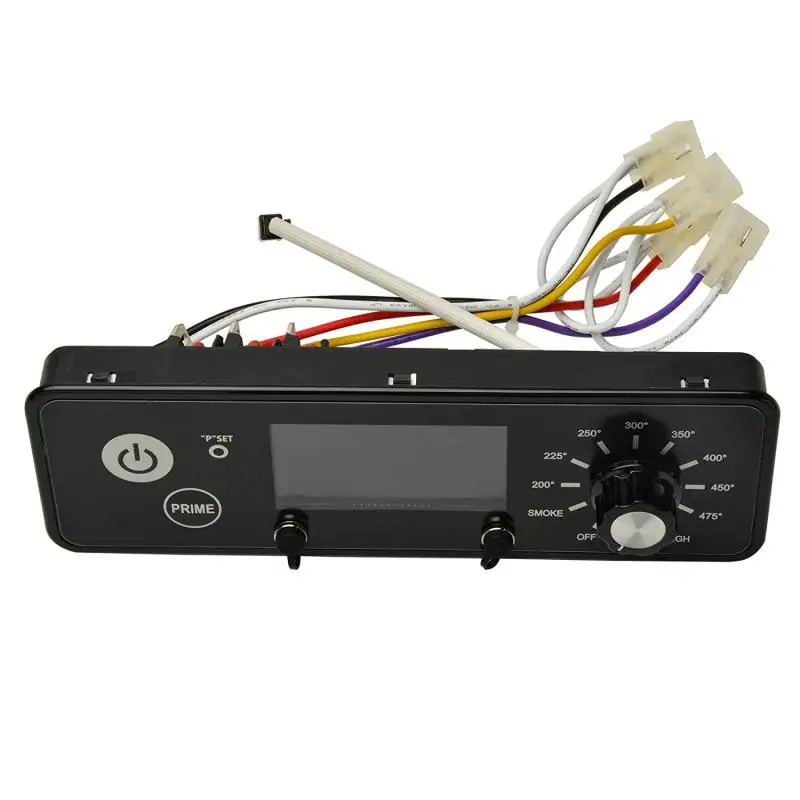 Replacement BBQ 120V 60Hz Square Thermostat Controller Board with LCD Display Module for Pit Boss P9 Wood Oven