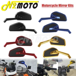Motorcycle Rearview Mirrors For Harley Softail Low Rider ST S Slim Street Bob Pan America Touring Dyna Left & Right Side Mirror