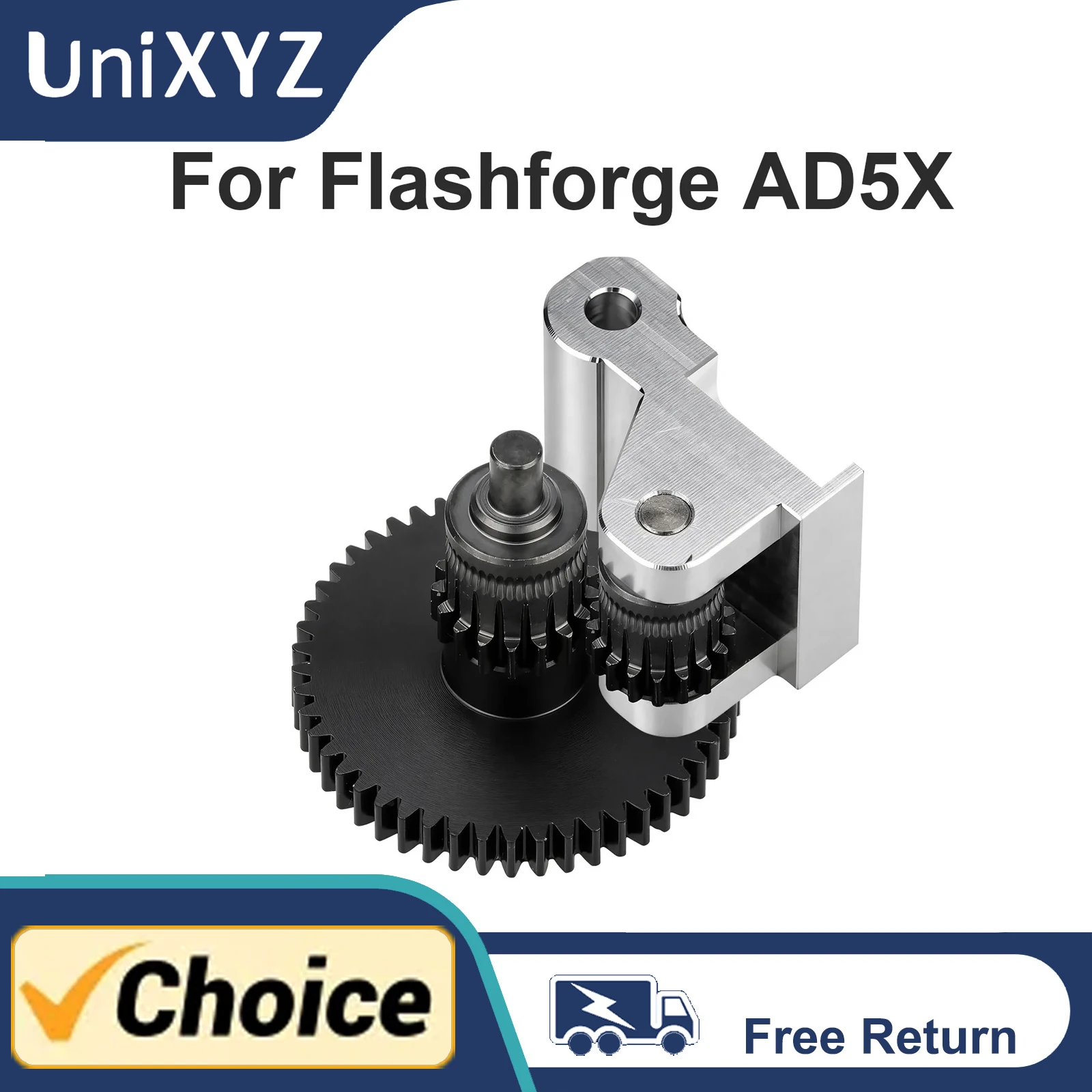 For Flashforge AD5X Extruder Gear Precise Tooth Structure Direct Replacement Extrusion Upgrade Accessory For High Speed Printing