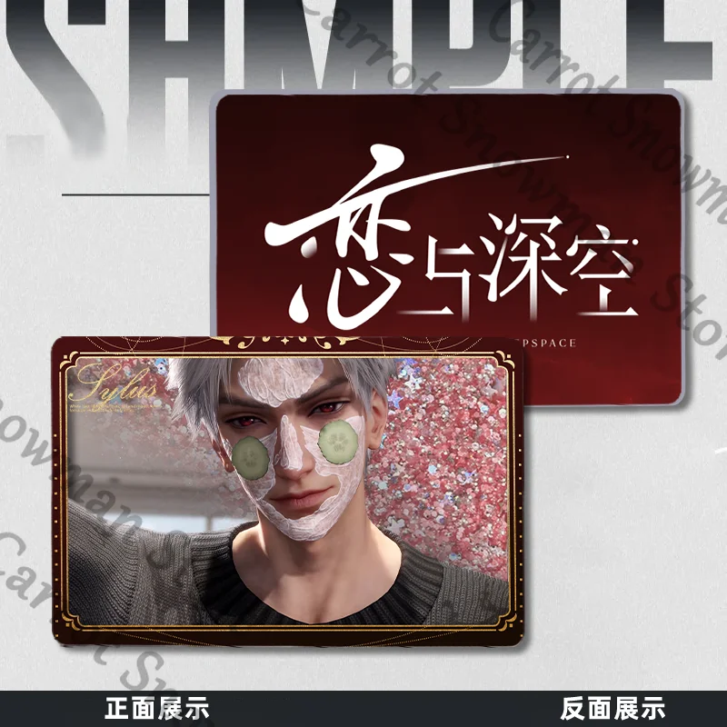 Anime Love and Deepspace Sylus Caleb Zayne Xavier Quicksand Mahjong Acrylic Drift Sand Standing Board Cospaly Cartoon