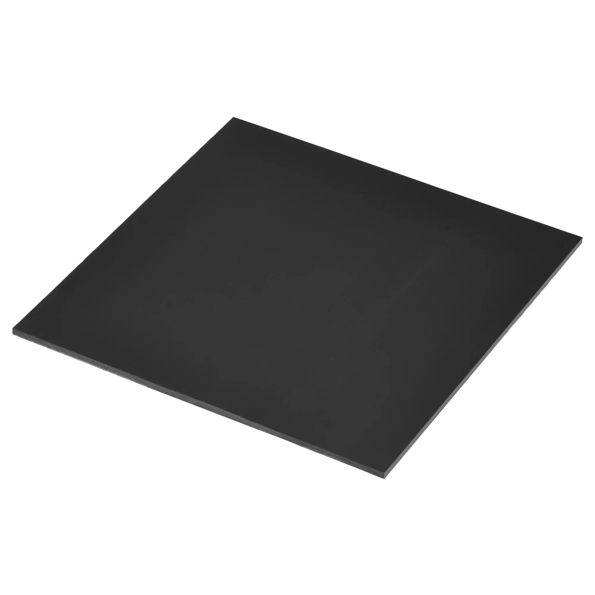 uxcell UHMW Sheet Ultra High Molecular Weight Polyethylene Sheet Hard Plastic Sheet Board 8''x 8'' x 0.08'' Black 2 Pcs