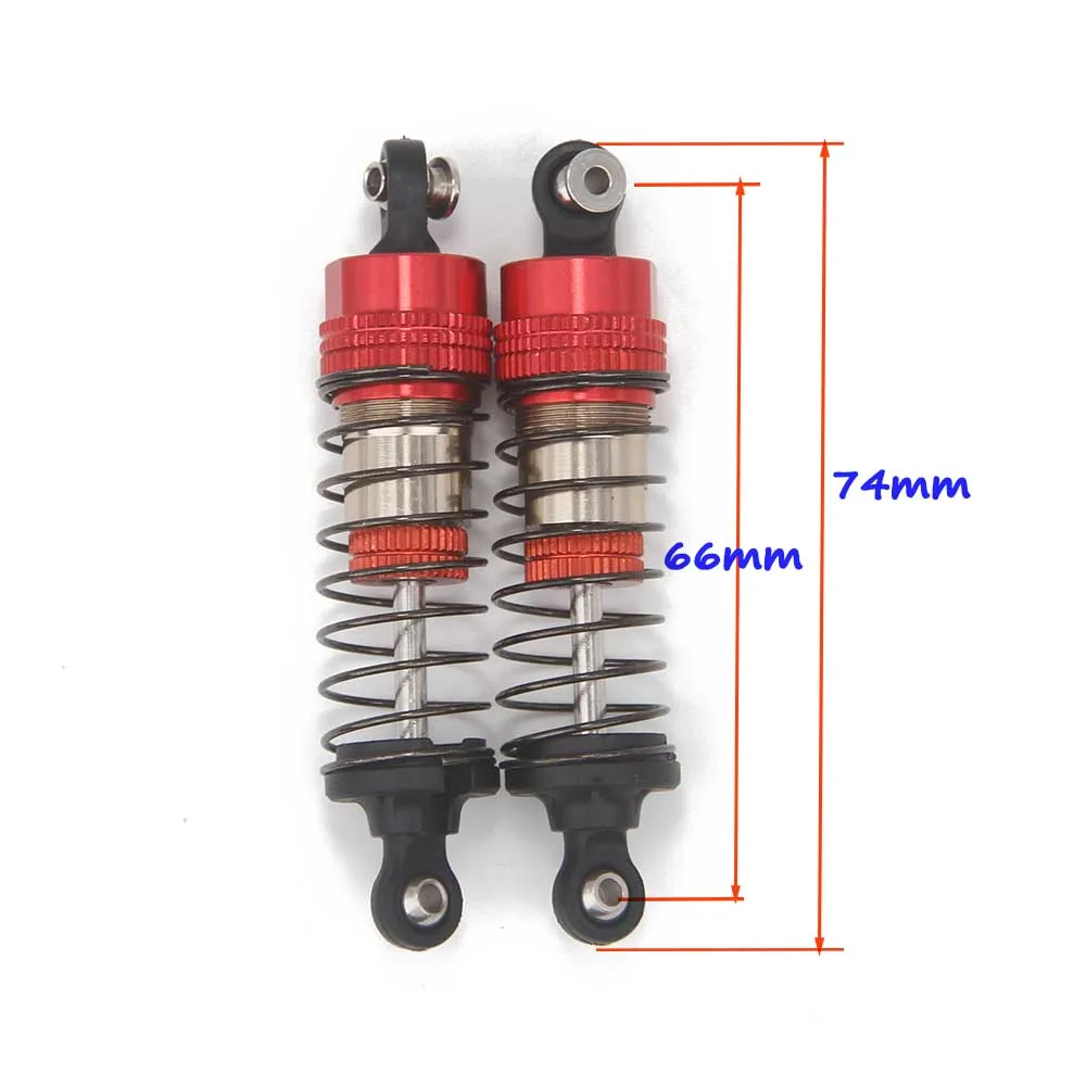 NEEBRC ممتص الصدمات المثبط ل Wltoys 144001 144010 124017 MN128 SCY16101 JJRC Q130 MJX 16208 16207 1/12 1/14 1/16 RC جزء السيارة