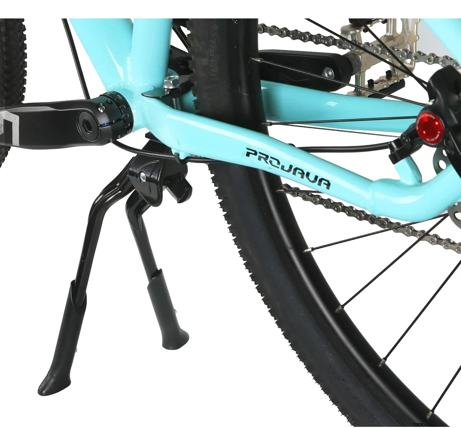 MEROCA Aluminiumlegierung Fahrrad-Doppelständer, verstellbarer Mittelständer, stabiler Parkständer für MTB, Rennrad, Faltrad. – Detail 7