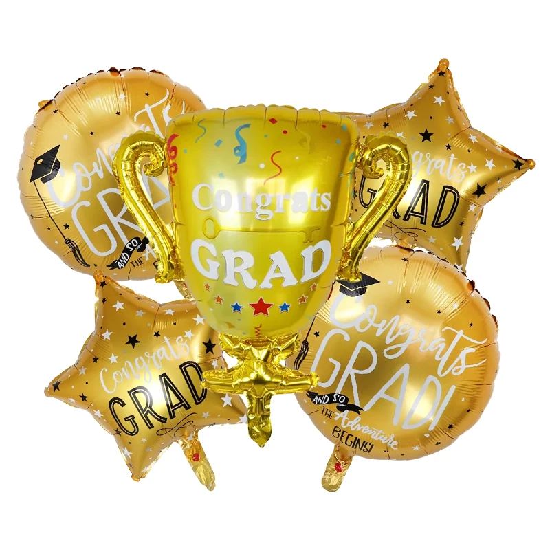 2023 Graduation balloon Graduation Gift Helium Foil Balloon School Graduation Party Decoration Supplies