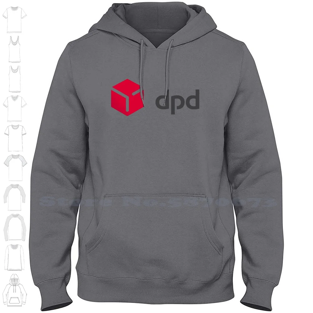 DPD Logo abbigliamento Casual felpa Logo stampato felpa con cappuccio 100% cotone