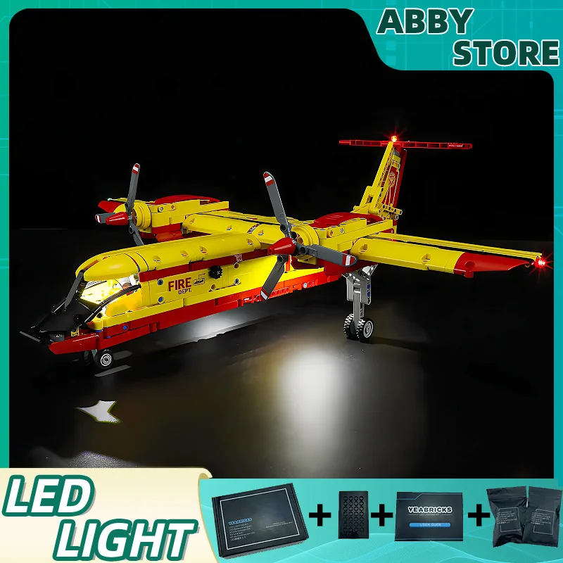 DIY LED Light Kit For LEGO 42152 Firefighter Aircraft ( Only LED Light,Without Blocks Model)