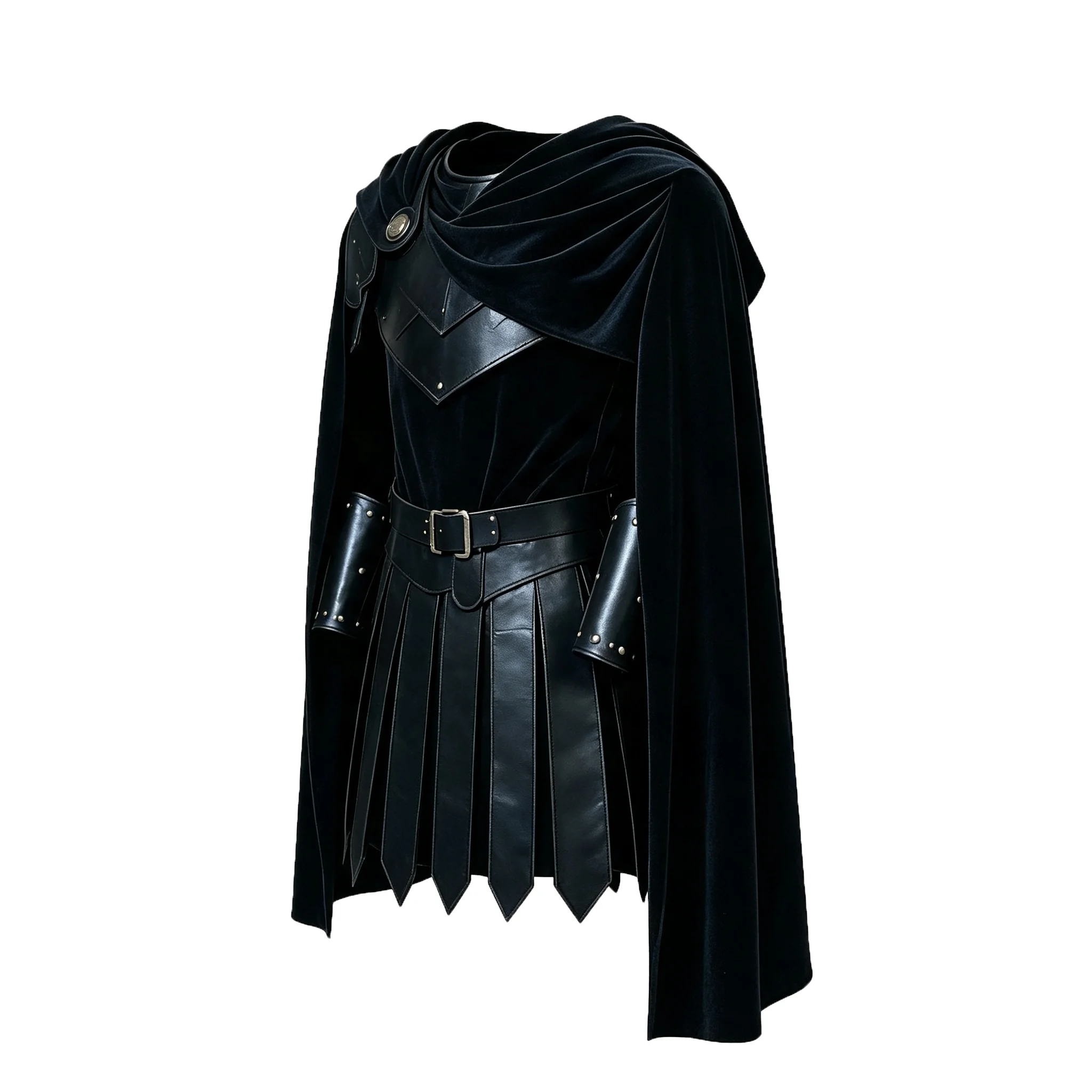 Déguisement Spartiate Gladiateur Homme – Armure en Cuir et Cape – photo 8