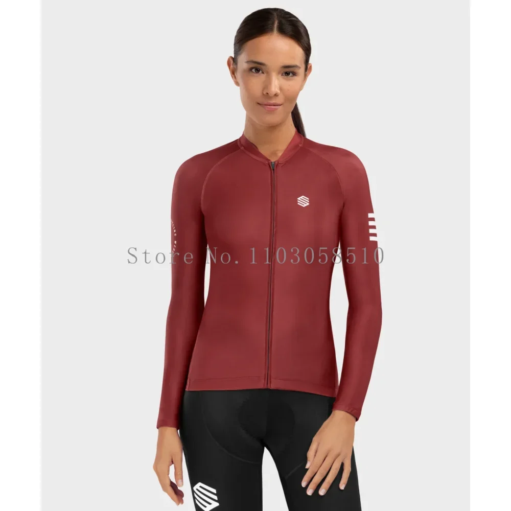 siroko women long sleeve cycling jersey ultralightweight Premium Anti-UV Sweatshirt Cycling Suit Autumn Quick-Dry Racing Uniform - Image 4