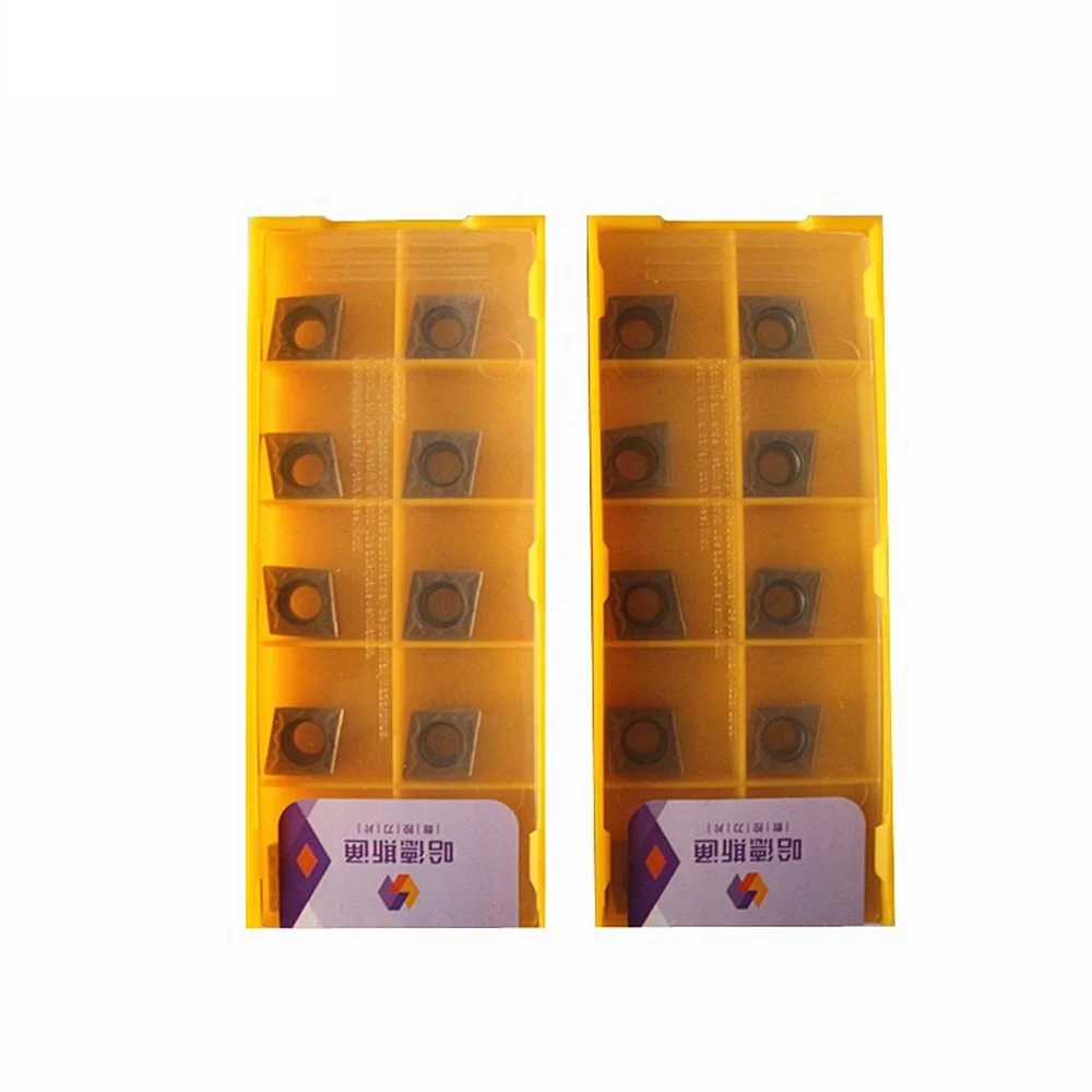 10P CCMT060208 CCMT060204-PM CCMT09T304 CCMT09T308 -MP HS7225 CNC Lathe Tool Turning Carbide Insert For Stainless Steel