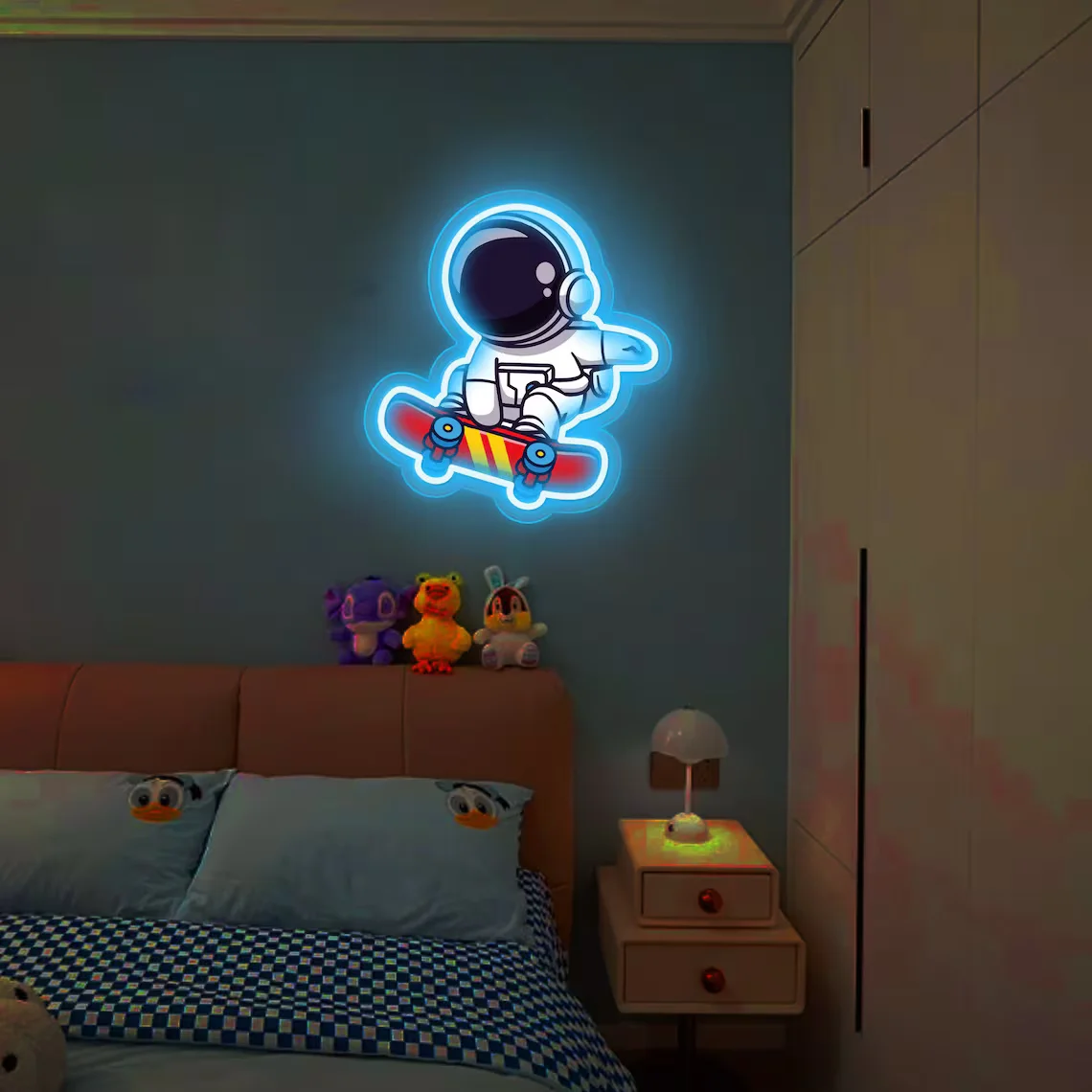 

Astronaut Neon Sign UV Printing Acrylic Sign Handmade Astronauta Neon Sign for Bedroom Decor Kids Gift