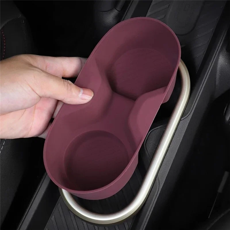 جيدا لسيارات BMW ميني كوبر EV J01 E SE J05 حامل أكواب الماء للسيارة صندوق تخزين إدراج من السيليكون لمنظم وحدة التحكم المركزية #6