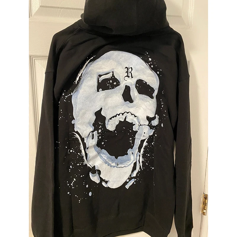 

Унисекс худи с принтом Snowfall Arch Logo Skeleton, повседневная толстовка, молодежная модная хлопковая толстовка с круглым вырезом, весна-осень