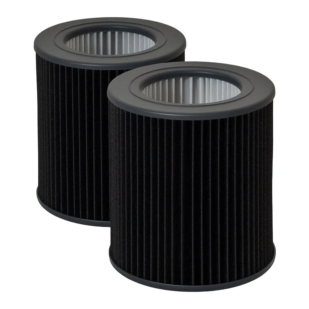 High Efficiency Air small for Molekule small and Air small+ Replacement 2 Pack H13 HEPA Carbon 16x16x17cm Plastic