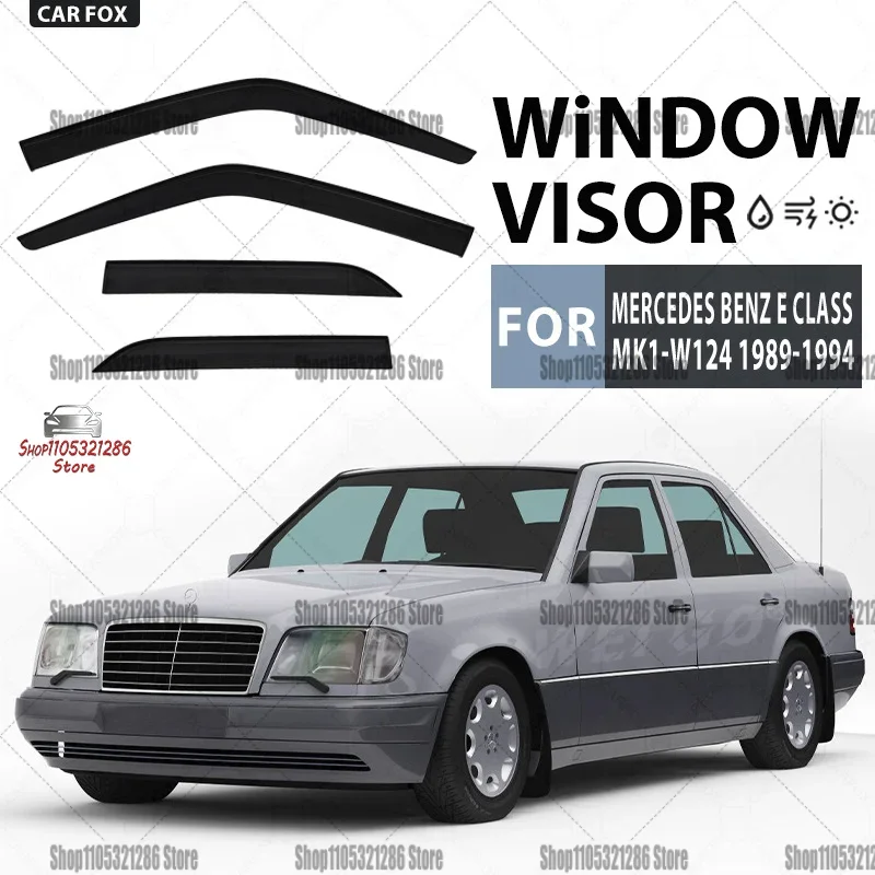 

For Mercedes-Benz E-Class SWB window deflector accessories rainproof reflective side window deflector sunshade ventilation slats