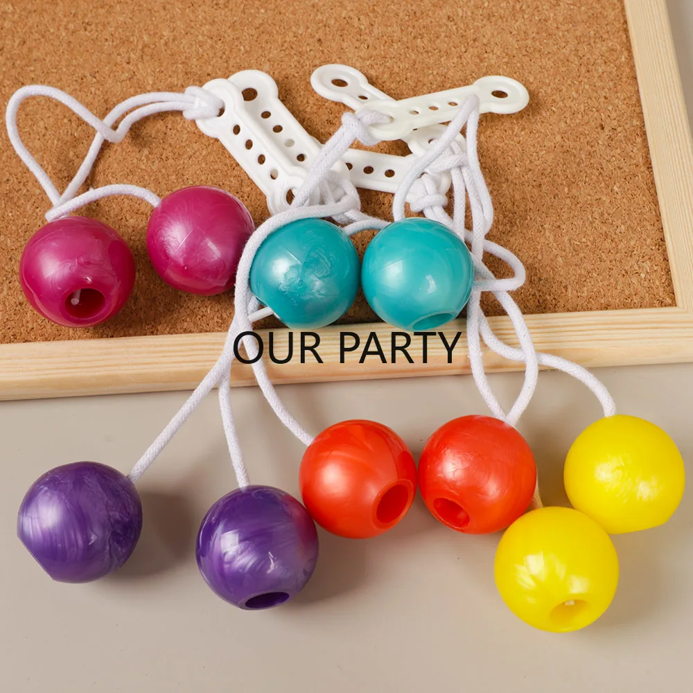 5Pcs Mini Click Clack Ball Bump Ball Latto Toys Antistress Decompression Toys for Birthday Party Favors Pinata Filler Goodie Bag