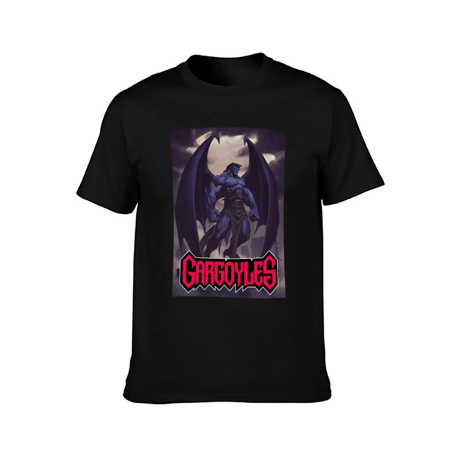 Goliath Funny Design Gargoyles TV Series T-Shirt Vintage Style Printed Top