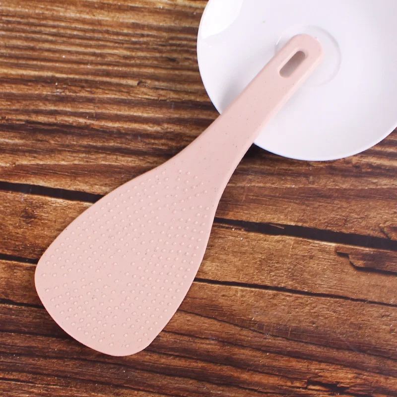 Rice Spoon Home Rice Paddle kitchen Spatula Non-stick Wheat Straw Rices Serving Cooking Utensil Tool Cookware Spoons