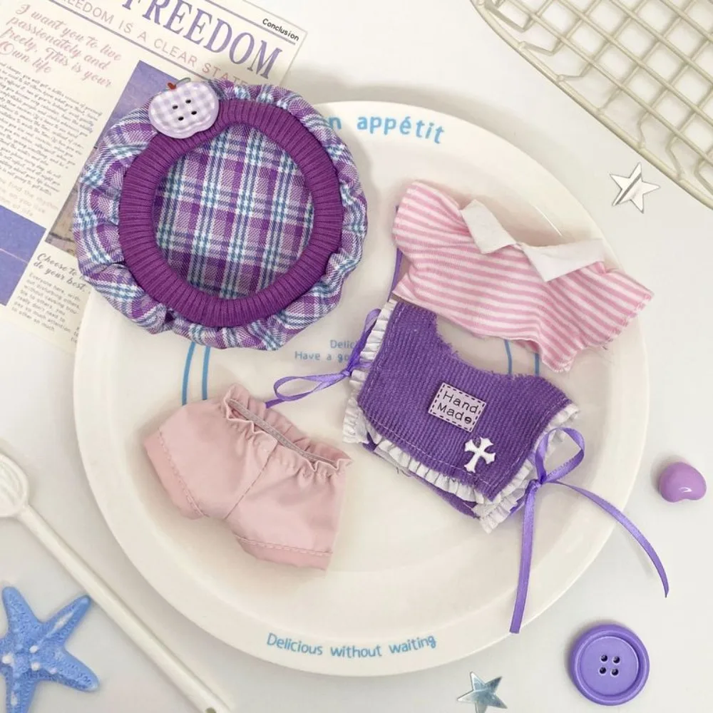 

Animal Onesie 10cm Cotton Doll Clothes Dress-up Cartoon Cotton Doll's Clothes Set Cute Style Kawaii 10cm Doll Clothes Kids Gift