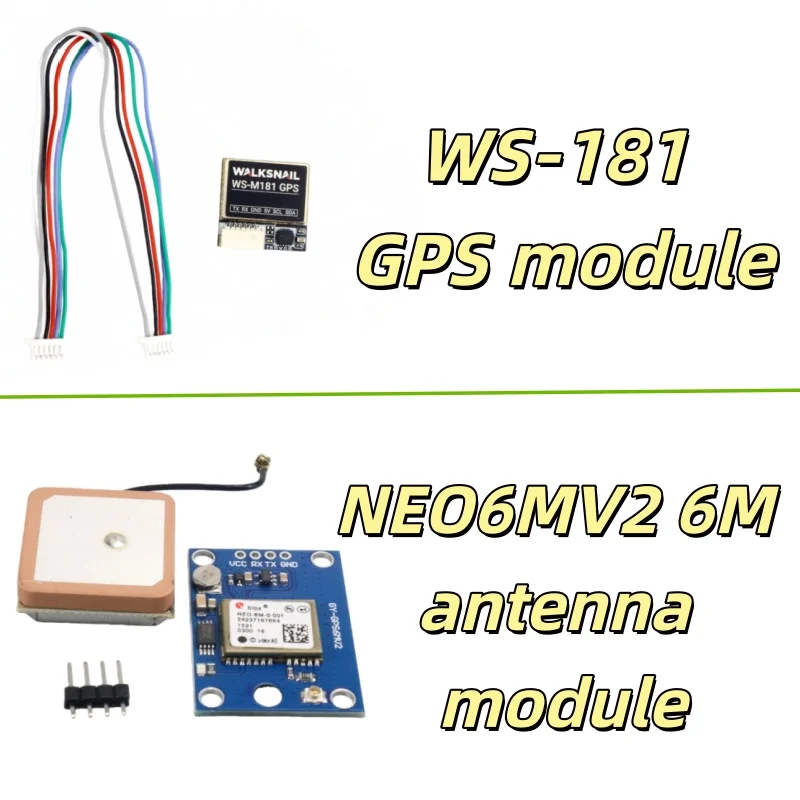 Ublox NEO-6M GPS Module, M10 GPS with Integrated Compass for Drone Flight Controller Positioning Navigation & Autonomous Flight